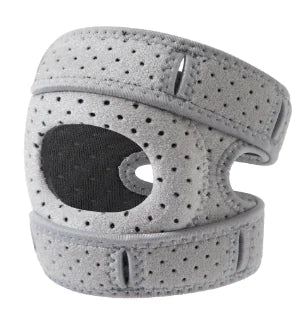 🦵: Breathable Knee Support Pad - Double Strap Athletic Protection for Sports