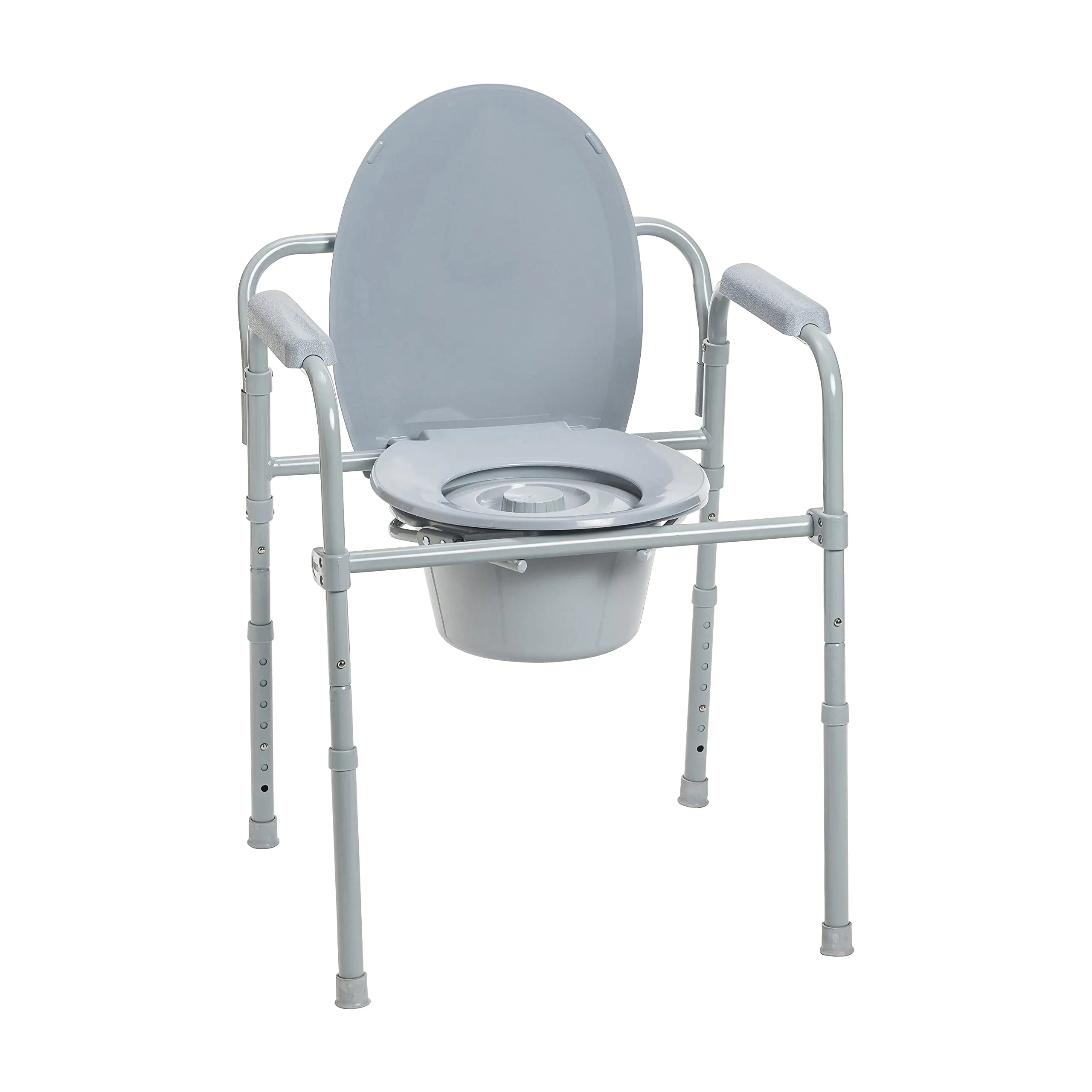 🚽: Drive Medical Steel Folding Commode - 3-in-1 Portable Toilet Safety Chair