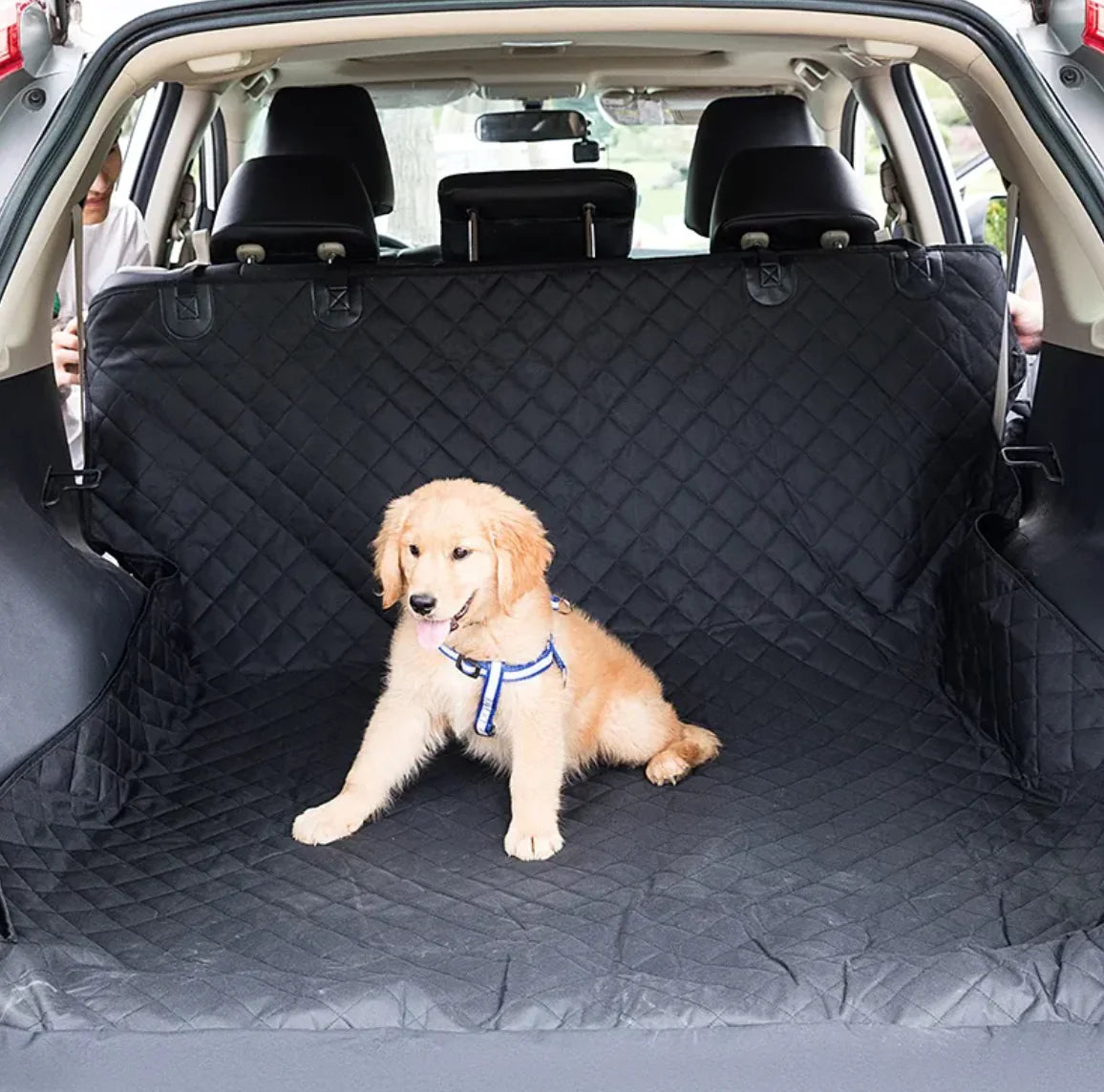 🚗: Pet Travel Rear Seat Cushion with Dog Toilet