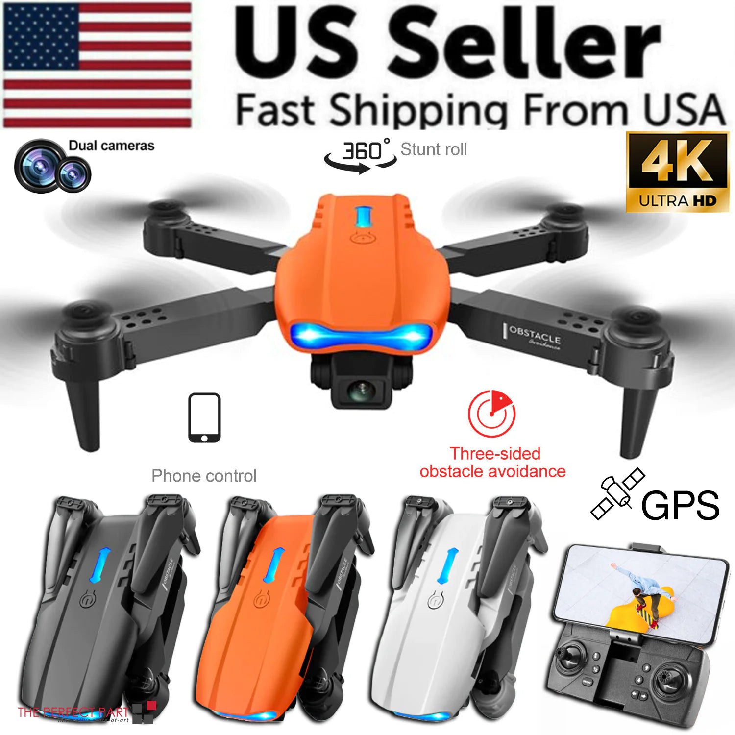 🚁: Drone X Pro 5G 4K GPS - Professional Dual Camera WiFi FPV Quadcopter