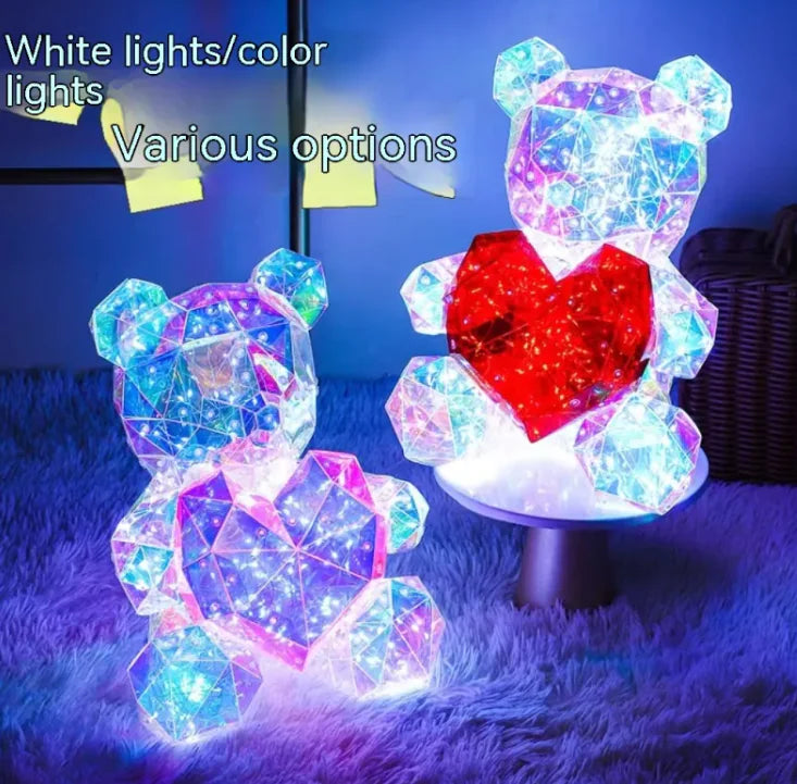 🐻: Color Spark Luminous Bear - LED Color-Changing Decorative Light