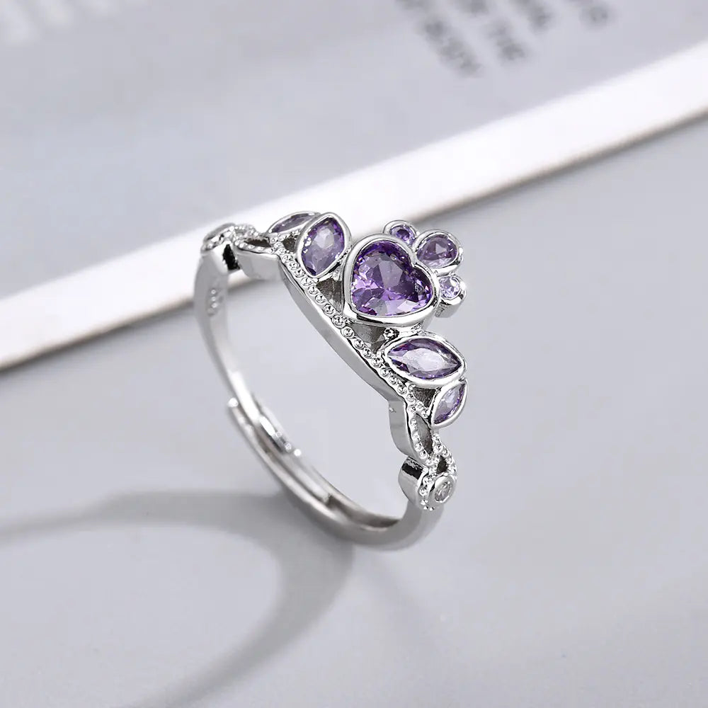 💎: Love Princess Zircon Wind Ring - Romantic Fairy Tale Jewelry
