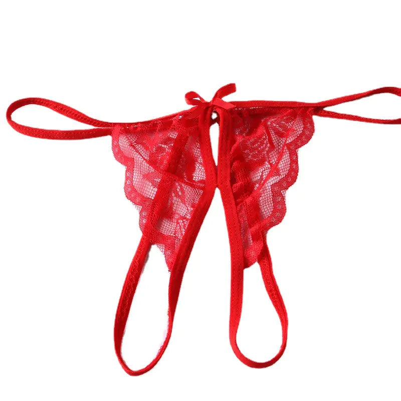 🖤: Lace Thong Bodystocking with Open Crotch - Seductive Full Body Lingerie