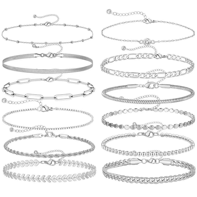 💎: 14K Gold Plated Paperclip Chain Bracelet - 925 Sterling Silver Modern Jewelry