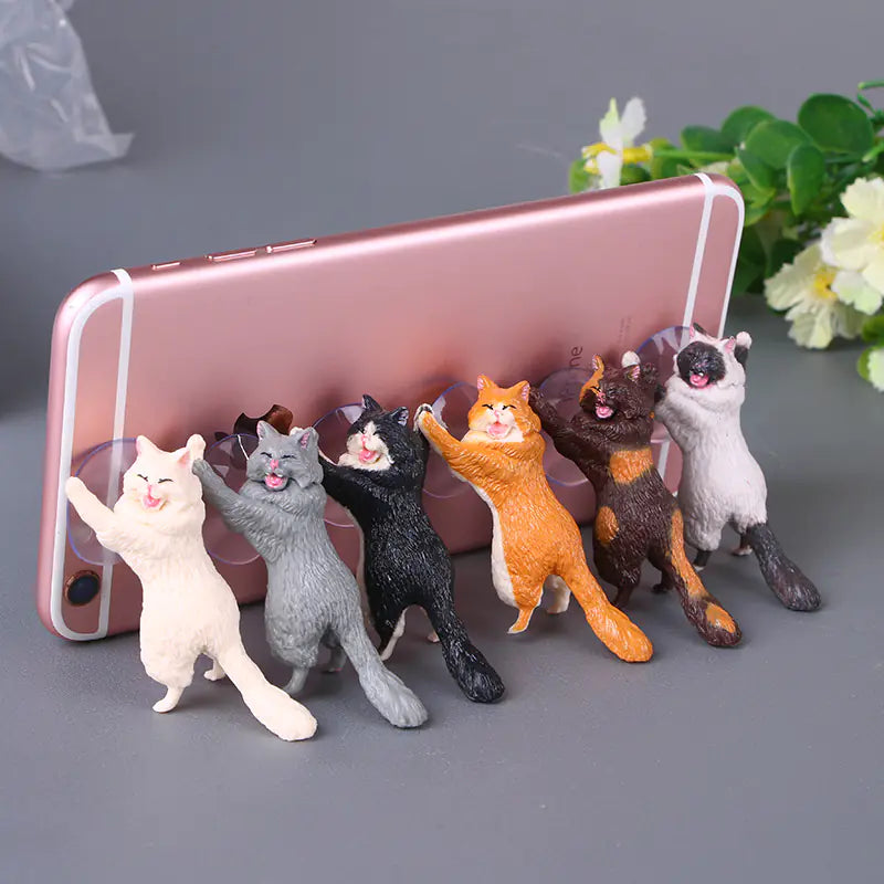 🐱: Cat Suction Cup Phone Holder - Reinforced Cute Phone Stand