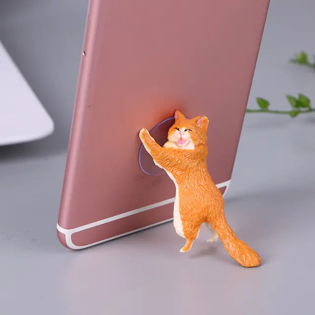 🐱: Cat Suction Cup Phone Holder - Reinforced Cute Phone Stand