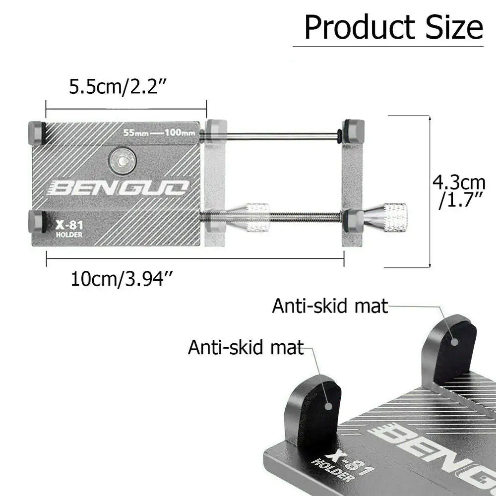 🚴: Aluminum Phone Bike Mount Holder - Secure Cycling Phone Stand