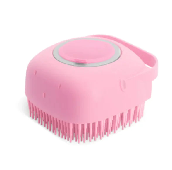 🧴: Pet Shampoo Brush and Massage Comb - 2-in-1 Grooming Tool with Dispenser