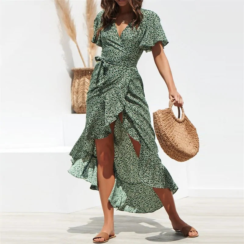 👗: Summer Beach Maxi Dress - Flowing Resort Wear for Women