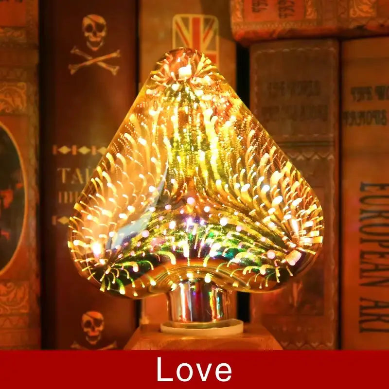 💡: 3D LED Star Fireworks Bulb E27 6W - Vintage Edison Decorative Light