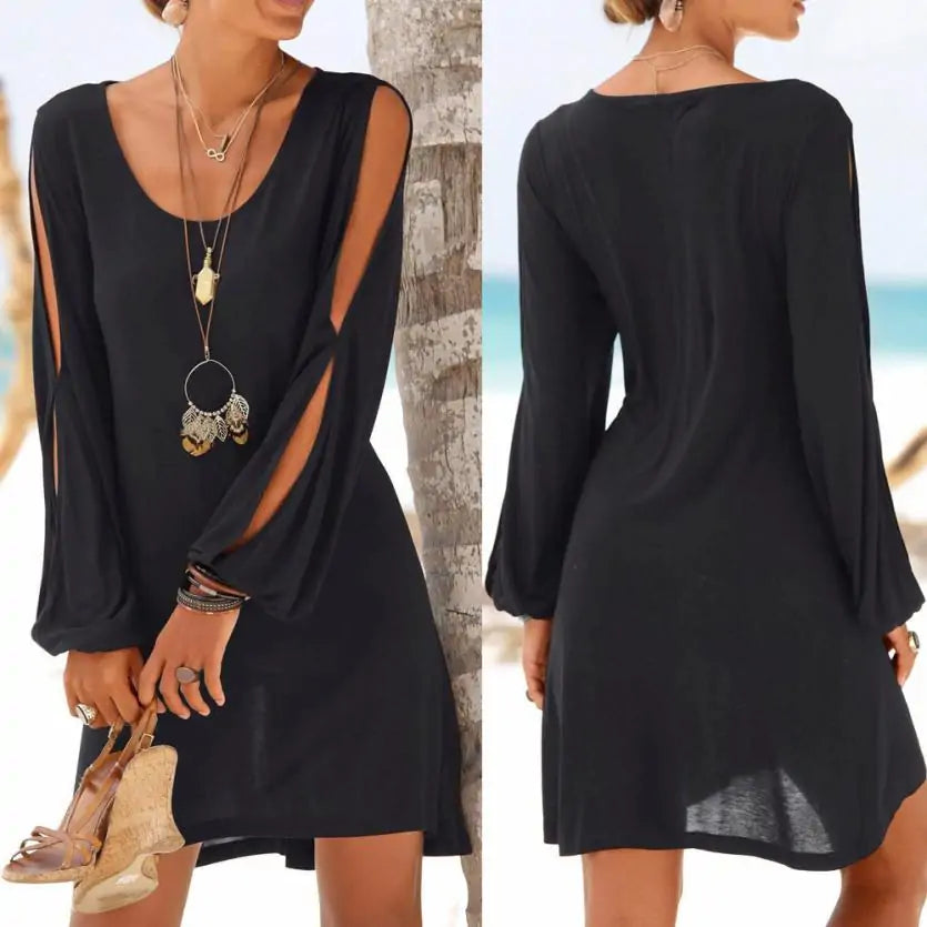 👗: Breezy Beach Mini Dress - Casual Summer Resort Style