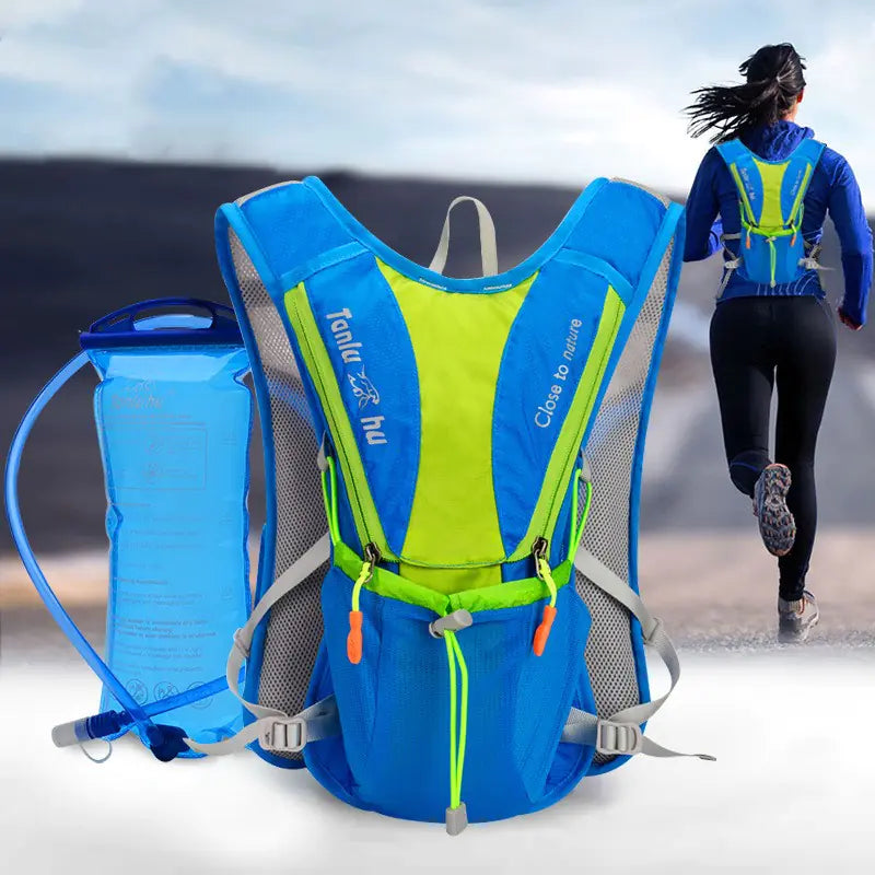 🏃🚴: Hydration Backpack - Dual-Sport Marathon & Cycling Performance Pack