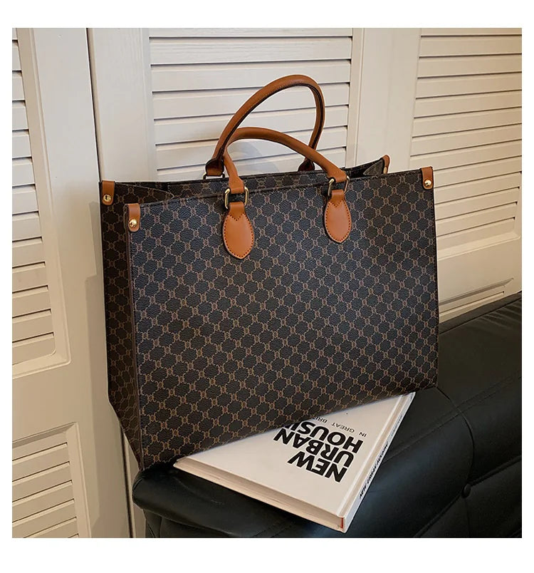 👜: Shoulder Tote Bag For Women - Retro European American Style