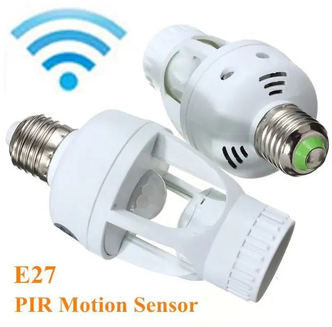 💡: LED E27 PIR Motion Sensor Lamp Holder - Smart Lighting Solution