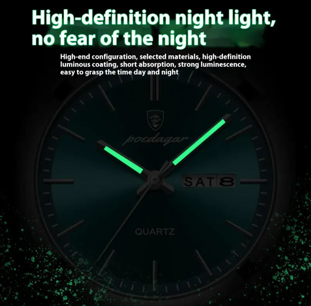 ⌚: Ultra-Thin Waterproof Men's Quartz Watch - 5mm Slim Profile 50M Resistant