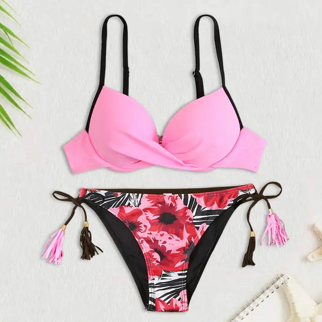 👙: Sexy Push-Up Bikini Set