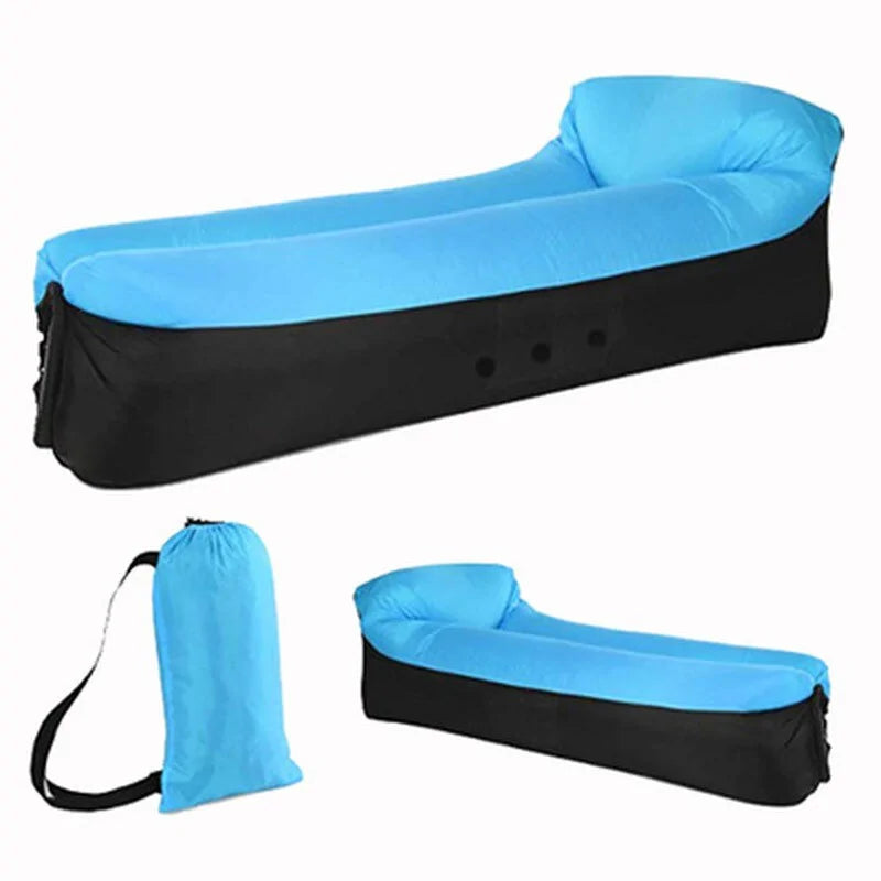 🏖️: Beach Lounge Inflatable Bag - Portable Comfort for Outdoor Relaxation