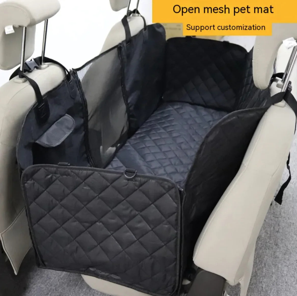 🚗: Pet Travel Rear Seat Cushion with Dog Toilet