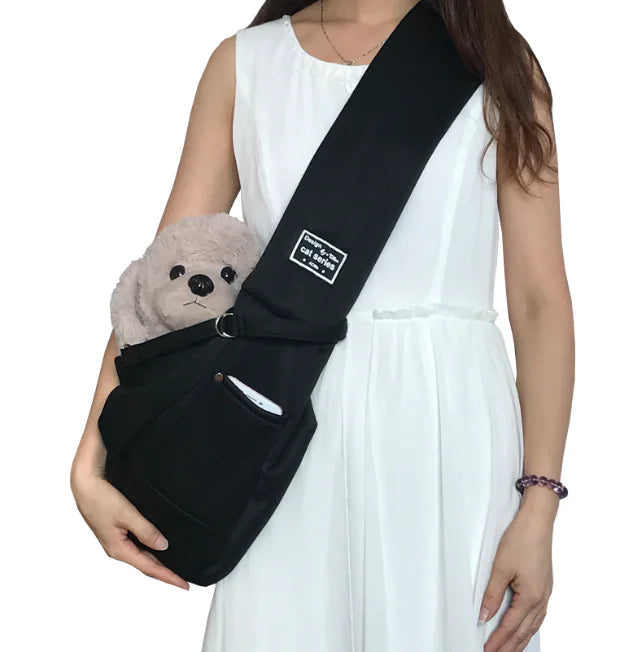 🎒: Pet Crossbody Carrier Bag - Hands-Free Travel Companion