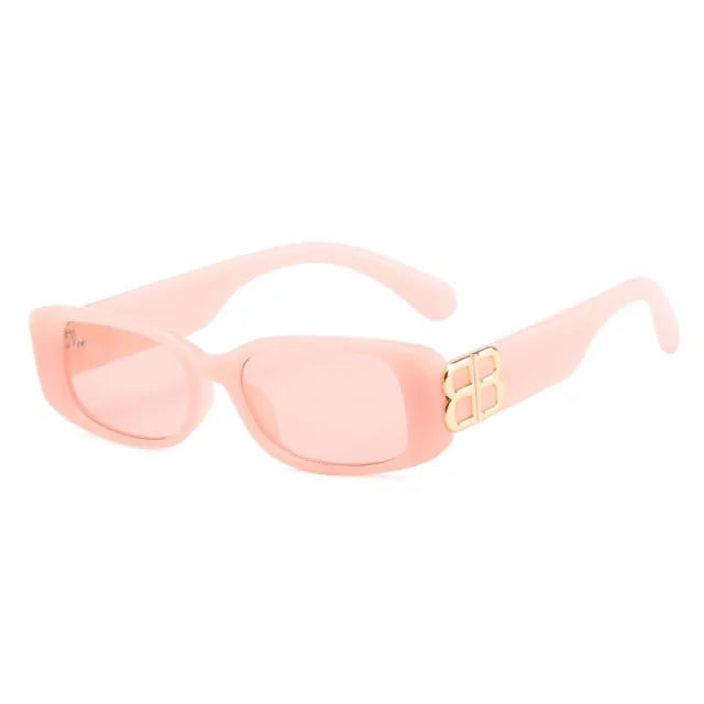 🔲: Small Square Frame Sunglasses Retro - Trendy UV400 Protection