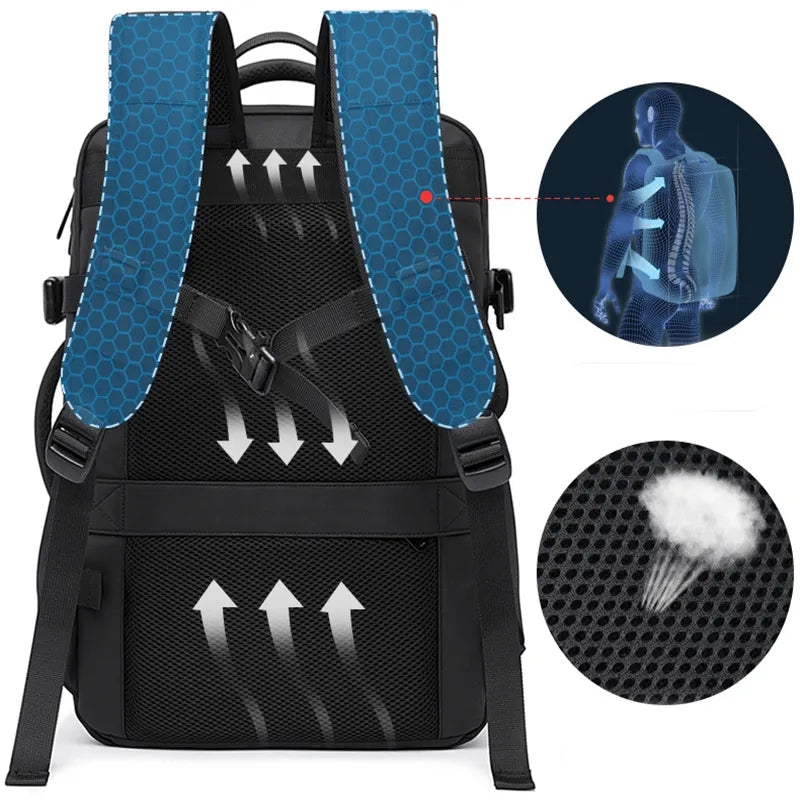 🎒: Foldable Waterproof Travel Backpack - Ultra-Portable Men's Adventure Pack