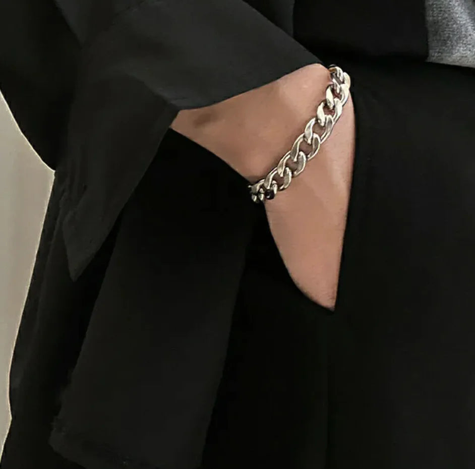 🔗: Men's Titanium Steel Cuban Link Bracelet